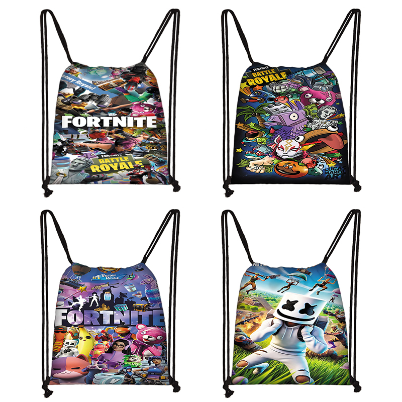 Women Fashion Online - 子供用プリント入り巾着ショッピングバッグ男性用ホットゲームデザイン-F-FortniteS女性用フットボールスポーツジム収納ヨガバックパック