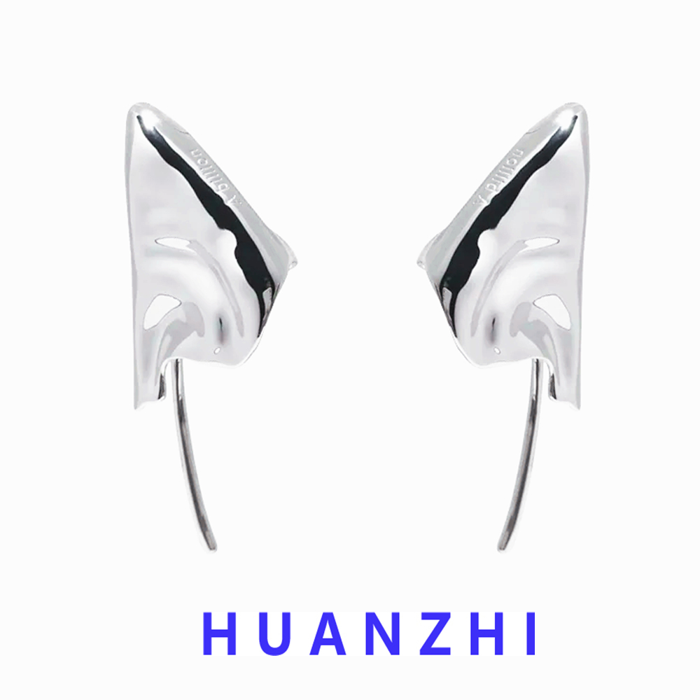 Women'S Fashion Show 2022 - Huanzhi-男性と女性のためのパンクメカニカルメタルイヤークリップ,新しい,メカニカルアクセサリー,トレンディ,パンク,パーティーショー,2022