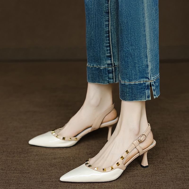 Women'S Fashion For Summer 2026 - 2026年ニューファッションスタイル メリージェーンシューズ - レディース中空インナーヒール付きリボン飾りローカットシングルシューズ