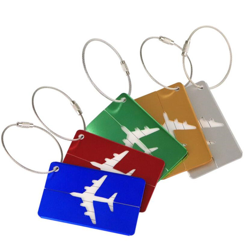 Women'S Fashion Labels - 新しいファッション荷物タグアルミ合金女性男性旅行荷物スーツケースストラップ手荷物名ラベルホルダー旅行アクセサリー