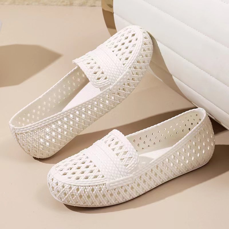 Women'S Fashion Hats - 新しい夏のスタイルファッショナブルで快適なフラットソールカジュアルアウターウェア滑り止めファッショナブルなつま先キャップサンダル女性用