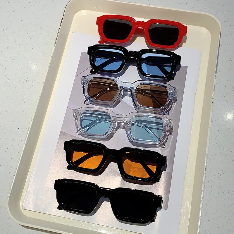 Women'S Fashion Eyeglass Frames - ヴィンテージ長方形フレームサングラスアウトドアマンサングラス高級ブランドデザインメガネ UV400 メガネ女性ゴーグル