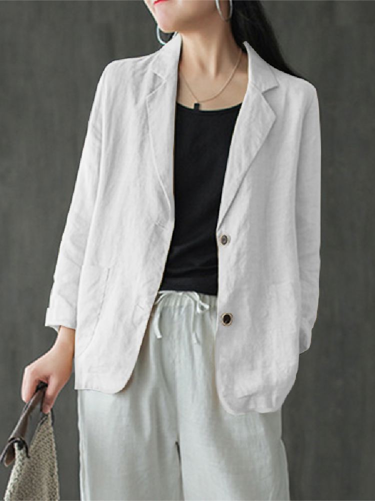 エレガントな固体ブレザー女性秋オーバーコートザンゼア 202 - Blazer Women Oversized のレビューと価格