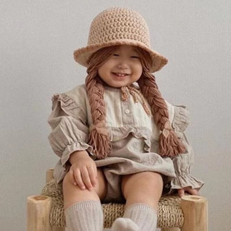 かわいい子供用男の子女の子おばあちゃん女性カーリーヘアウィッ - Women'S Fashion Hats のレビューと価格