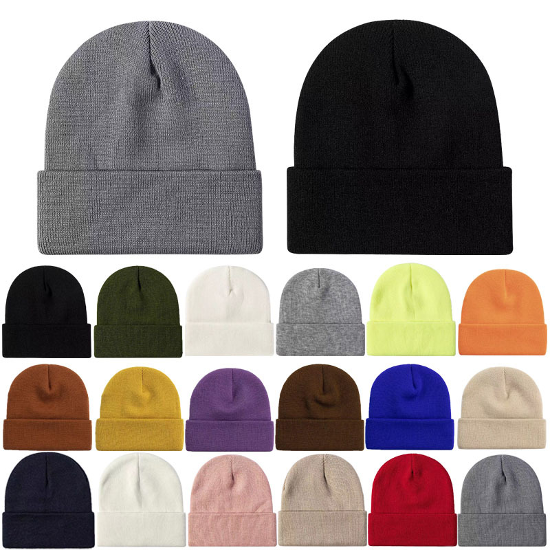 カスタムプリントロゴ入り メンズ クラシック 無地 ニット帽 - Women'S Fashion Hats のレビューと価格