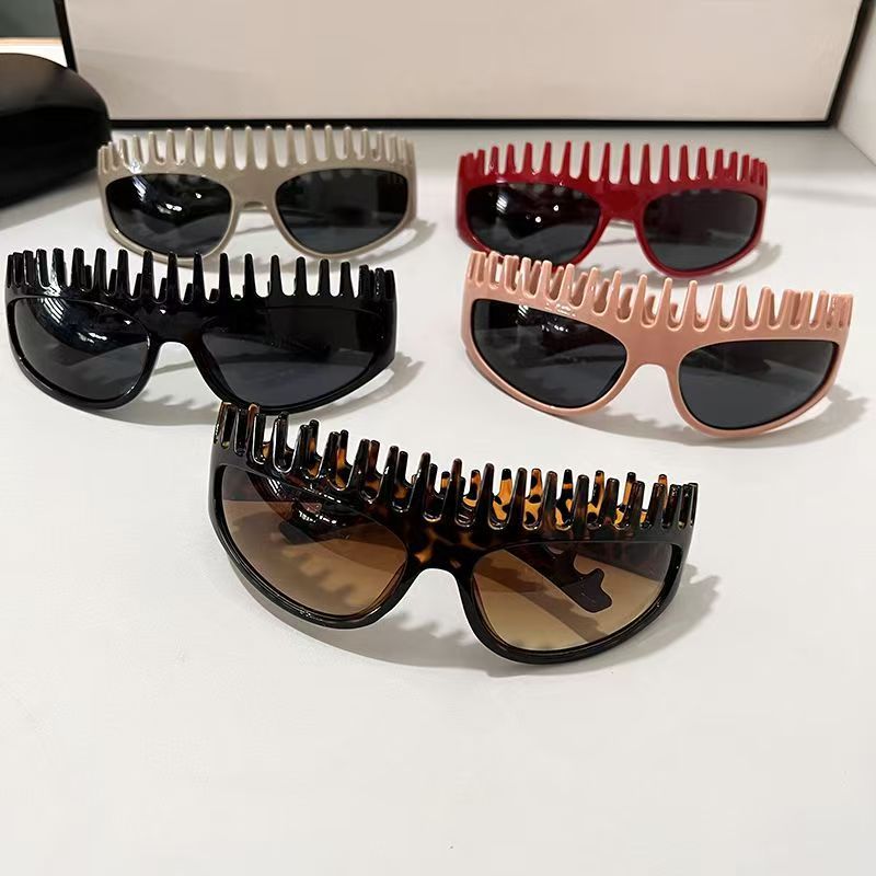 レディース用レオパードプリントヘッドバンドサングラス、トレン - Women Fashion Glasses のレビューと価格