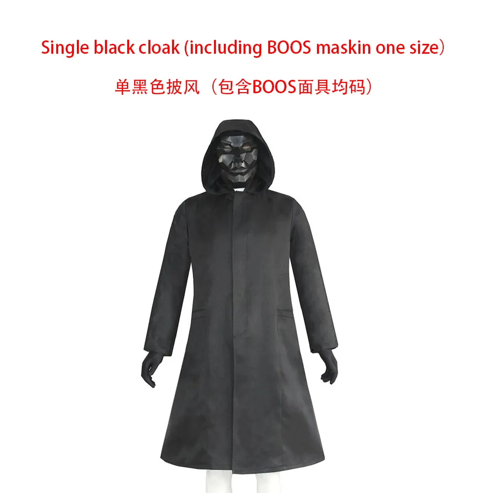 韓国ドラマゲームコスプレ衣装手袋付き男性黒ジャンプスーツ三角 - Women'S Fashion Gloves のレビューと価格
