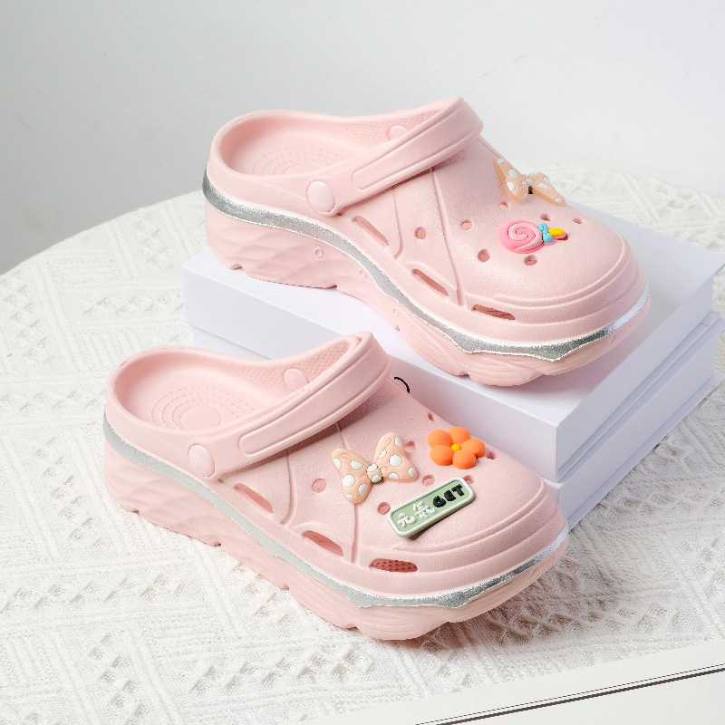 レディース クロッグシューズ 通気性抜群 厚底 ダッドシュー - Women Fashion Drawing のレビューと価格