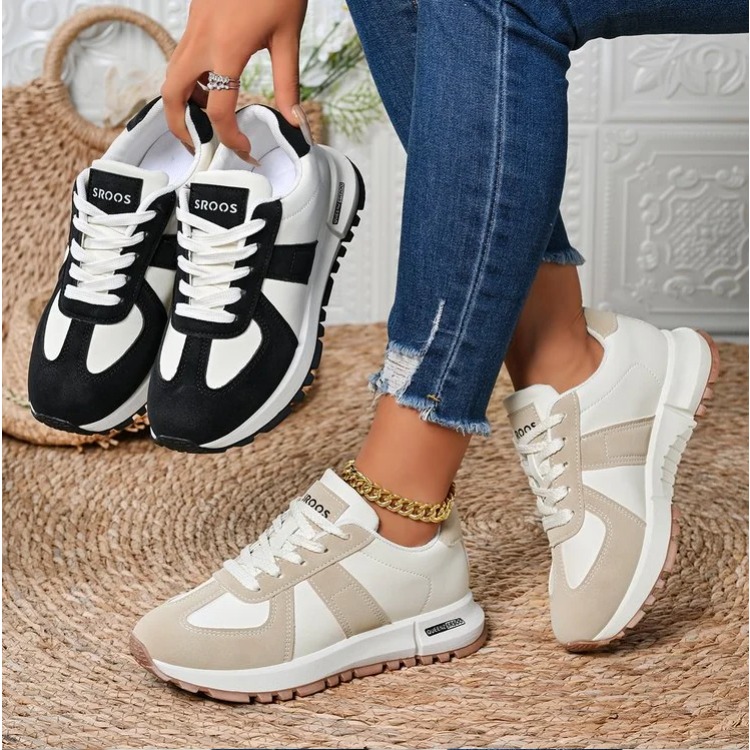 ファッションストライプ女性の軽量スニーカーソフトソールノンス - Women'S Yellow Fashion Sneakers のレビューと価格