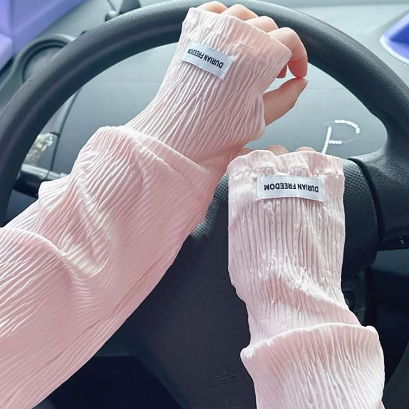 おしゃれなゆったりとした薄手のアイスシルク長袖、女性・女の子 - Women'S Fashion Gloves のレビューと価格