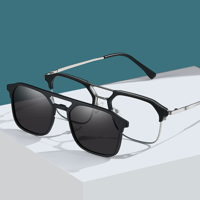 クリップオン偏光サングラス男性ファッションサングラス女性高級 - Women'S Fashion Eyeglass Frames のレビューと価格