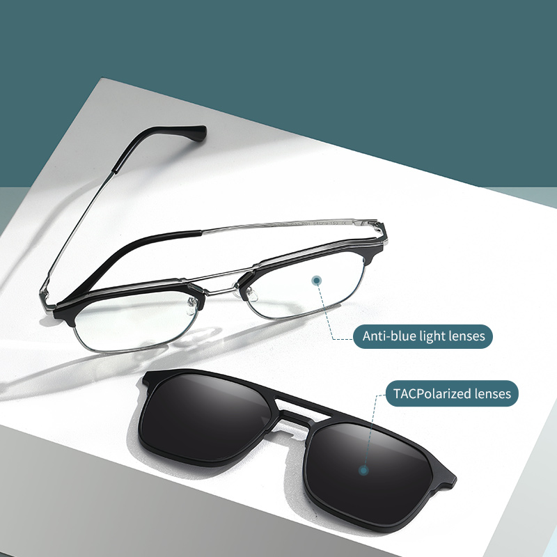 クリップオン偏光サングラス男性ファッションサングラス女性高級 - Women'S Fashion Eyeglass Frames のレビューと価格