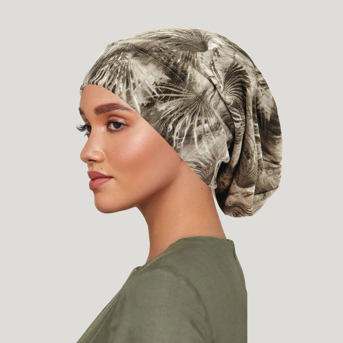 2026年新作 タイダイ染め ヘアカバー キャップ 高級レー - Women'S Fashion Hats のレビューと価格