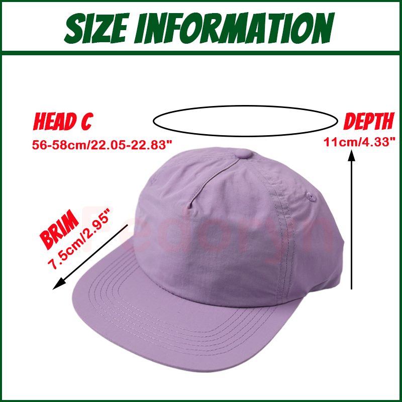 Fedoryn カスタム刺繍野球帽 フラットブリム ソフトト - Women'S Fashion Hats のレビューと価格