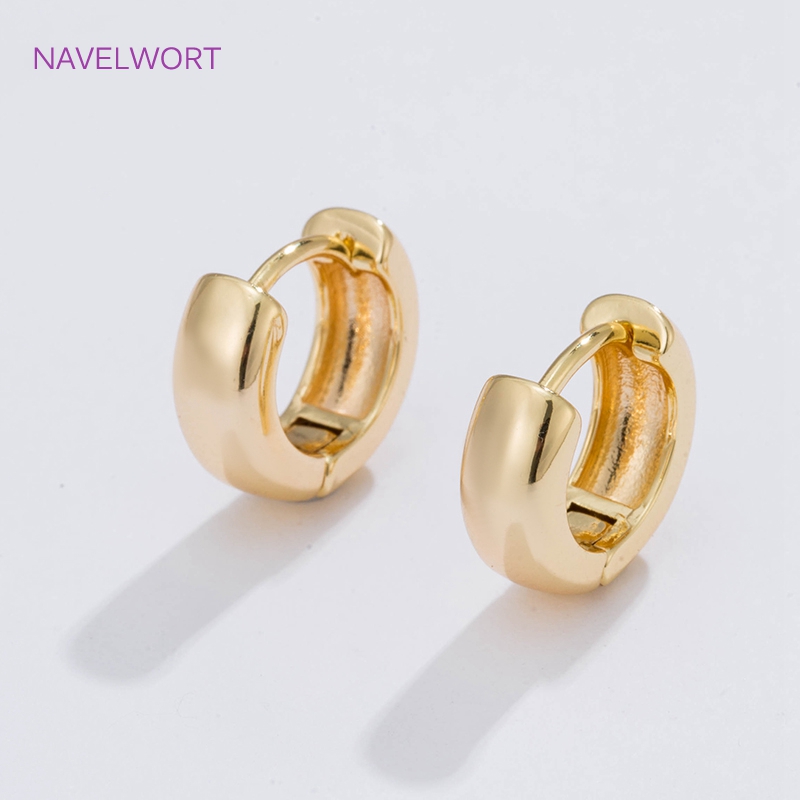 6 サイズのゴールドメッキサークルフープイヤリング女性ギフト - Women'S Fashion Earrings のレビューと価格