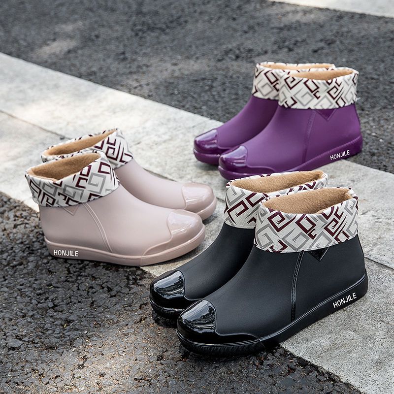 新しいレインラバーブーツレディースファッションガロッシュパー - Women Fashion Online のレビューと価格
