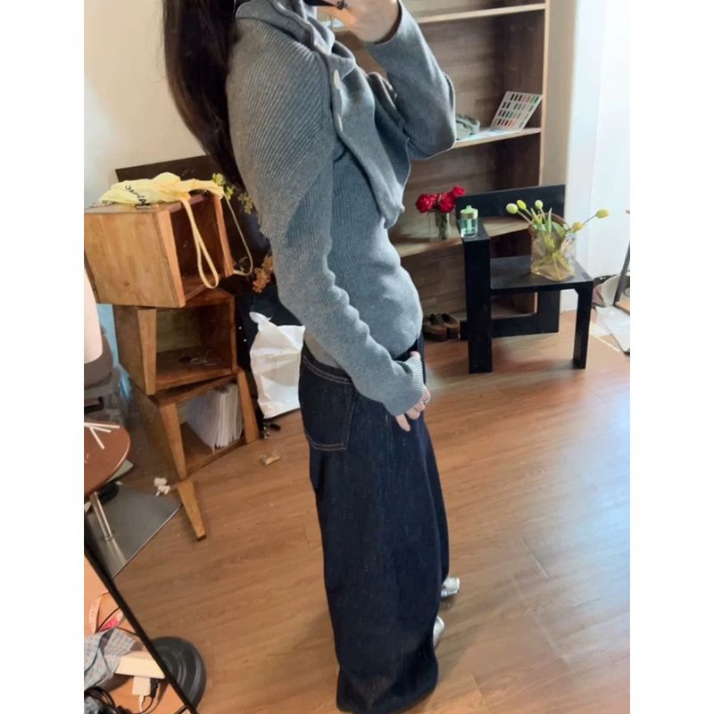 原宿アメリカンヴィンテージセーター女性韓国ファッションプルオ - Women'S Y2K Fashion Aesthetic のレビューと価格