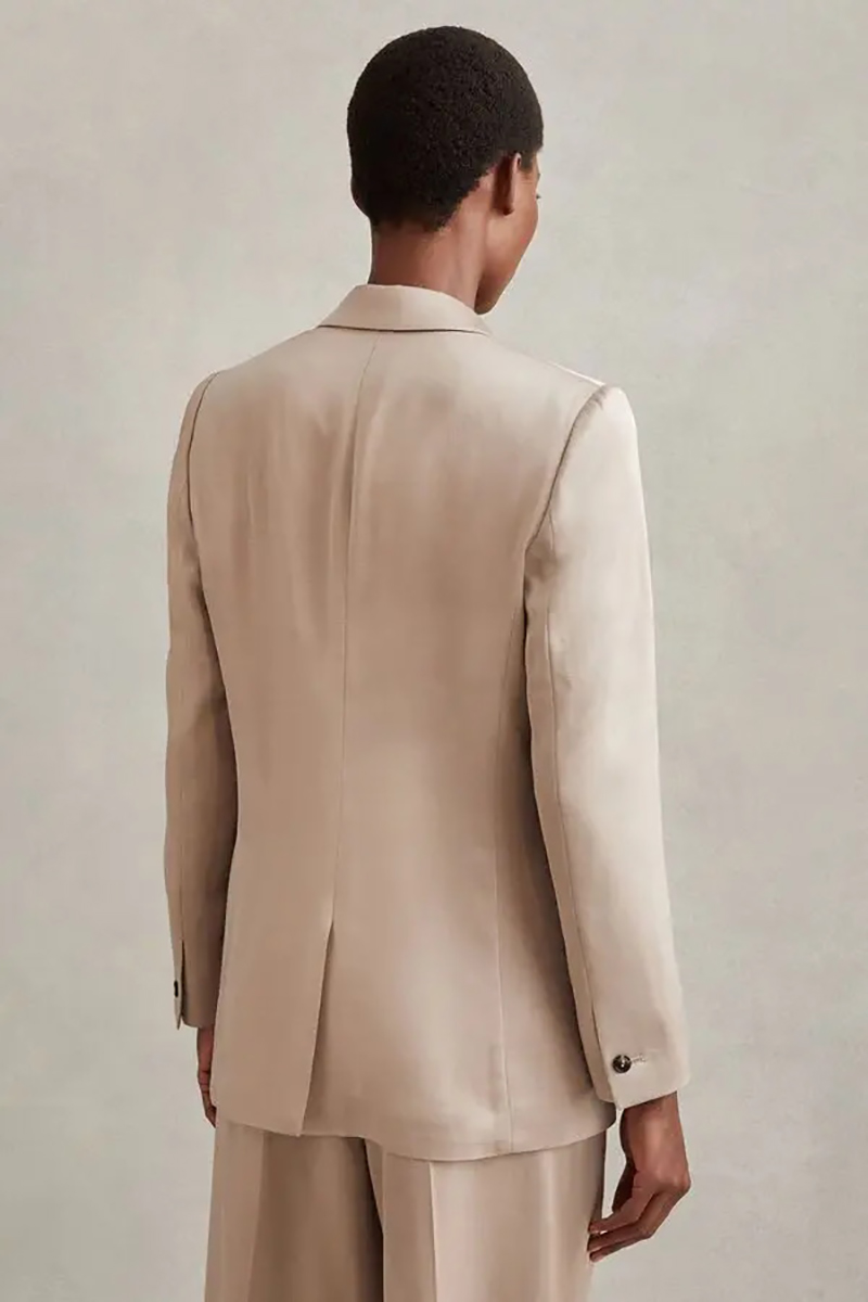 Allingentle シルクサテン女性スーツセット 2 ピ - Blazer Women Oversized のレビューと価格