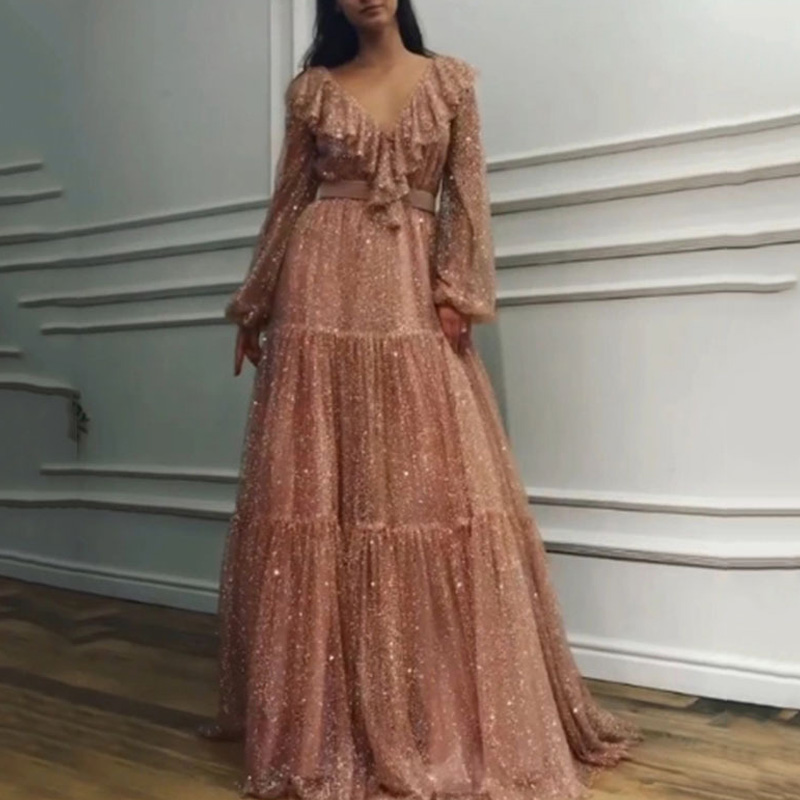 女性のためのメッシュのイブニングドレス,新しいファッショナブ - Women'S Fashion Gilded Age のレビューと価格