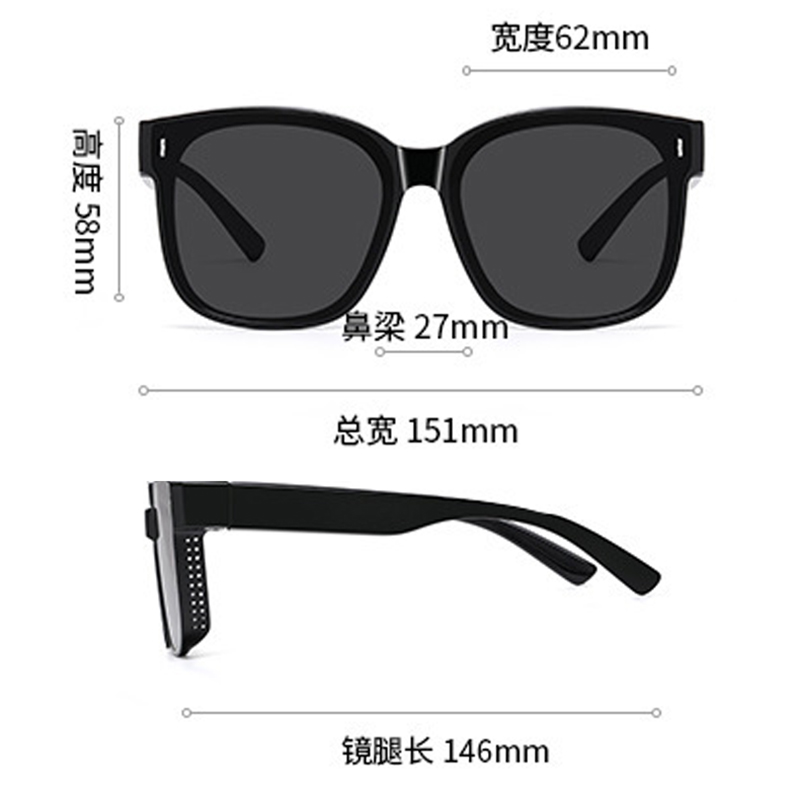 男性女性偏光 TR90 カバーサングラスオーバーグラス軽量快 - Women'S Fashion Eyeglass Frames のレビューと価格