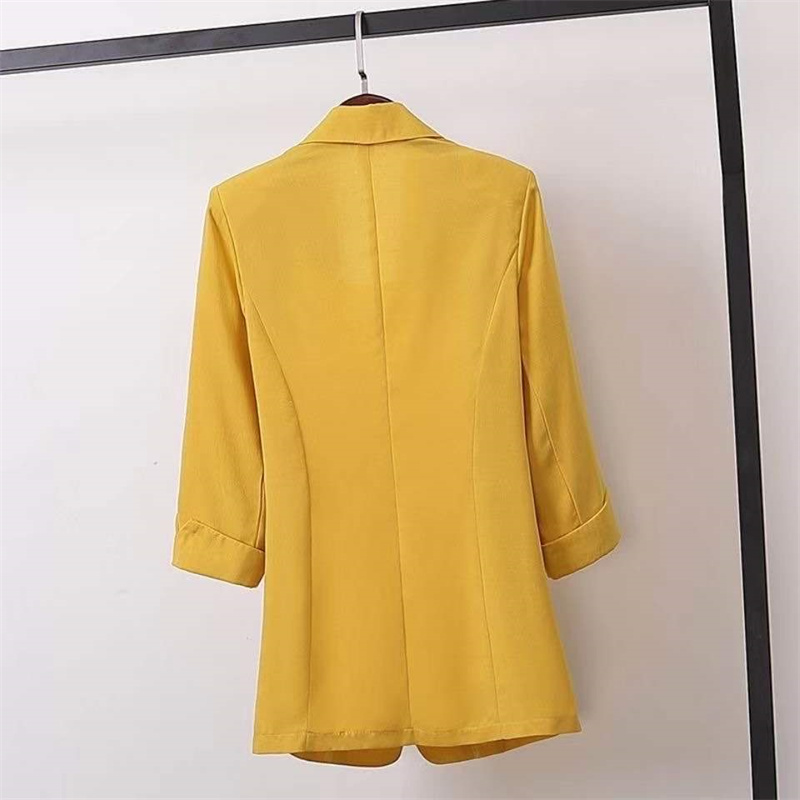2025 OL 女性のスーツファッション女性のジャケット無地 - Blazer Women Oversized のレビューと価格