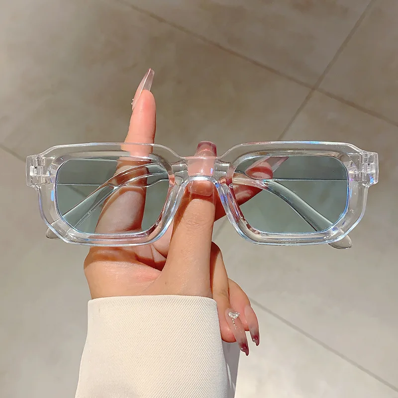 ヴィンテージ長方形フレームサングラスアウトドアマンサングラス - Women'S Fashion Eyeglass Frames のレビューと価格