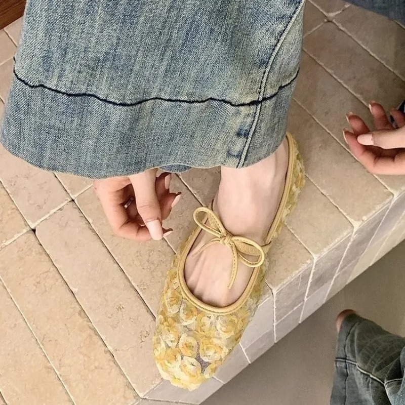 優しいニューチャイニーズローズメッシュメリージェーンシューズ - Women'S Fashion For Summer 2026 のレビューと価格