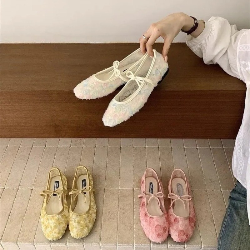 優しいニューチャイニーズローズメッシュメリージェーンシューズ - Women'S Fashion For Summer 2026 のレビューと価格