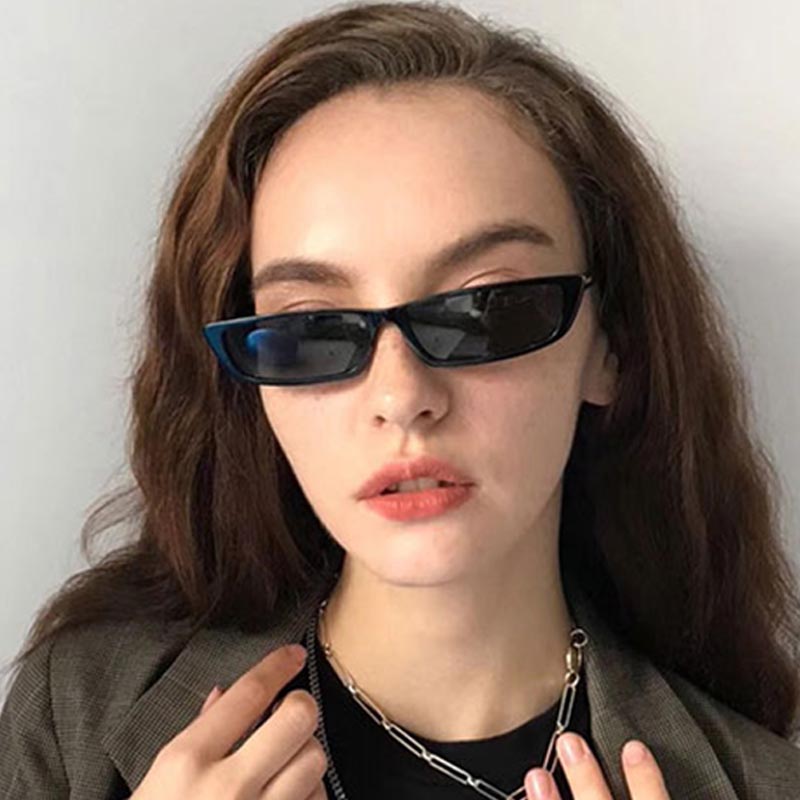 小さな長方形サングラスファッション女性レトロ小さなフレームサ - Women'S Fashion Eyeglass Frames のレビューと価格