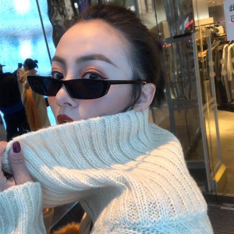 小さな長方形サングラスファッション女性レトロ小さなフレームサ - Women'S Fashion Eyeglass Frames のレビューと価格