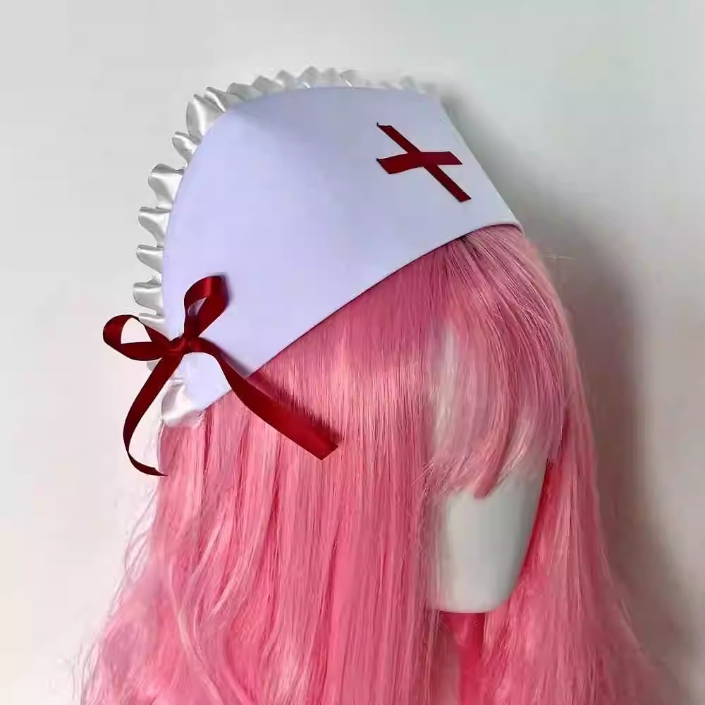 コスプレナースキャップ帽子アクセサリー小道具 y2k ガール - Women'S Fashion Hats のレビューと価格