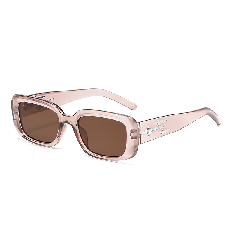 レトロ Y2K スタイル小さな正方形サングラス女性子猫眼サン - Women Fashion Glasses のレビューと価格