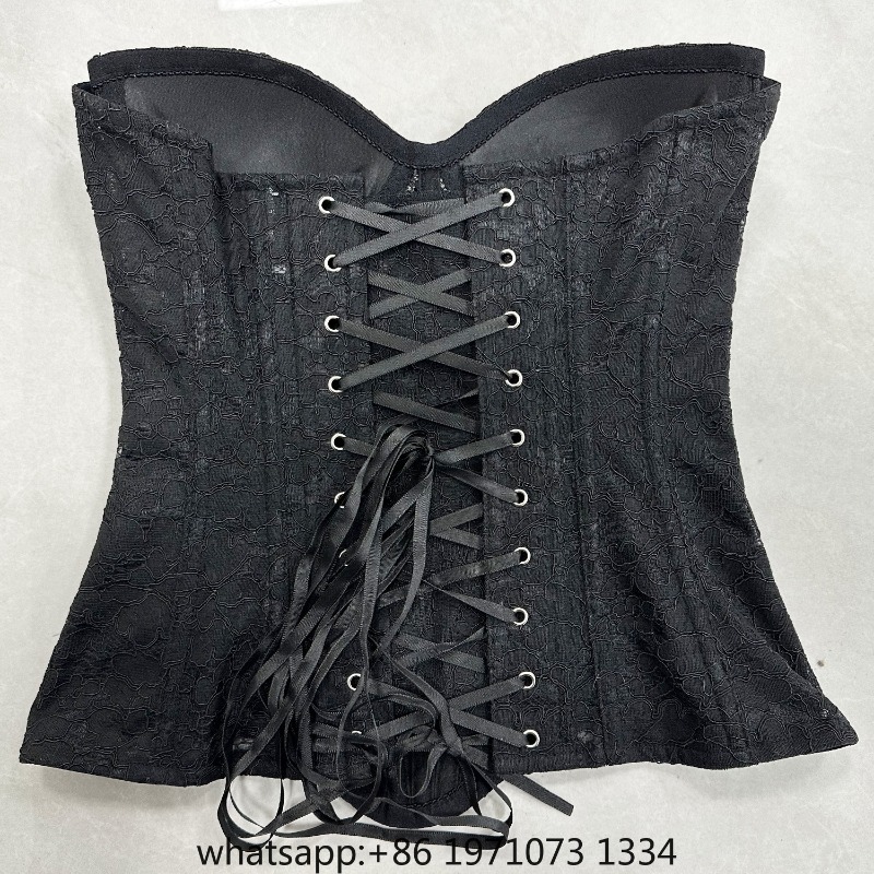 女性用レースコルセットビスチェオーバーバスト高級ボディースウ - Corset Top Boned のレビューと価格