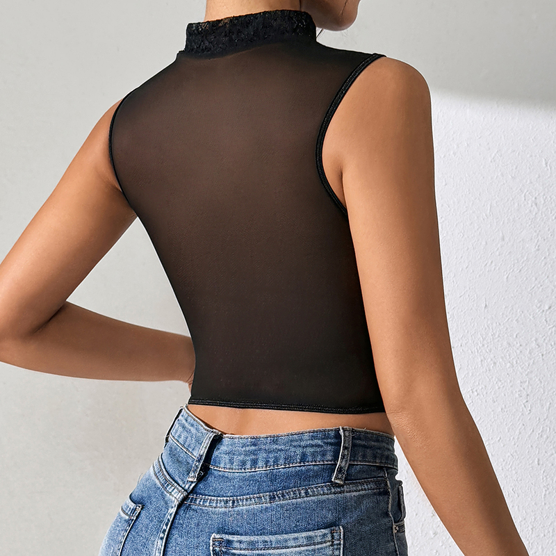 女性用シアーメッシュボーン入りコルセットトップス セクシーカ - Corset Top Boned のレビューと価格