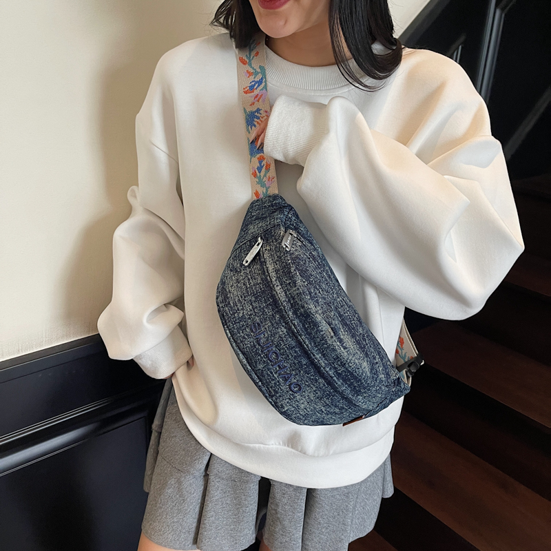 カバン レディース ショルダーバッグ デニムブルーのチェスト - Women'S Fashion Boutique のレビューと価格